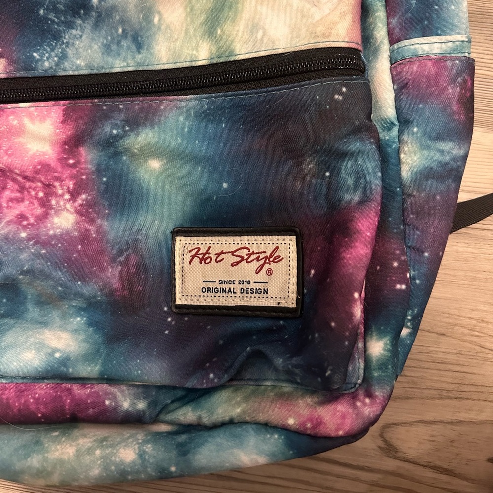 HotStyle Galaxy Print Backpack Spacious Durable School Travel Bag - Picture 5 of 5